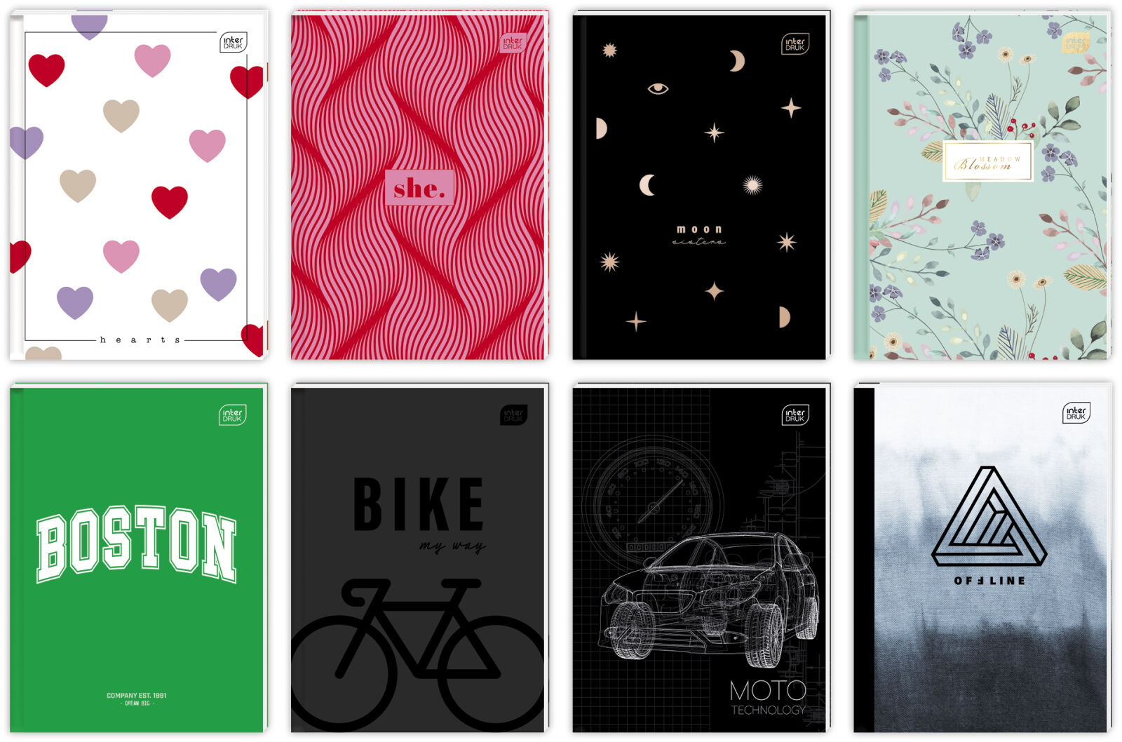 Záznamní kniha A5 96l čtvereček