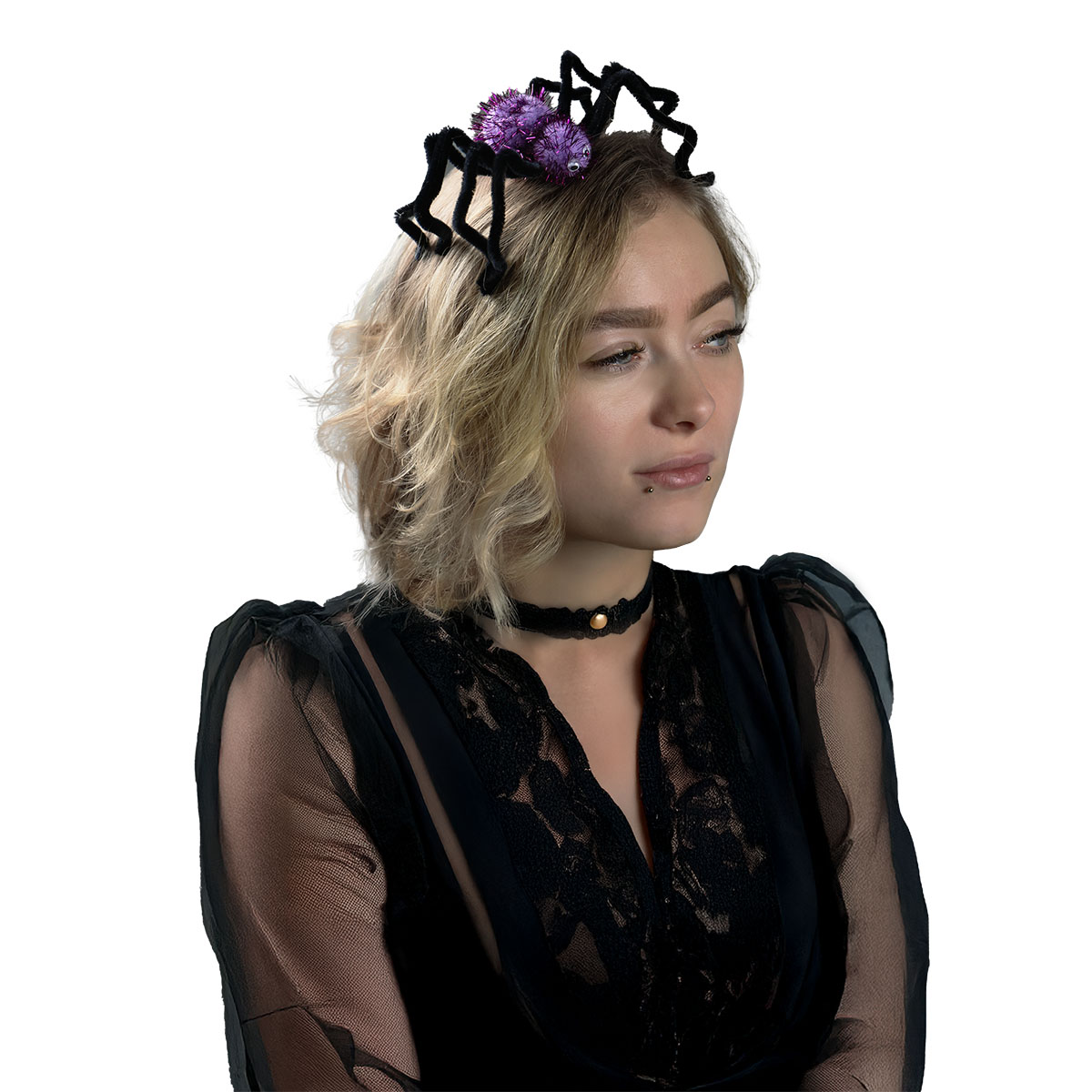 Párty čarodějnický pavouk na sponce