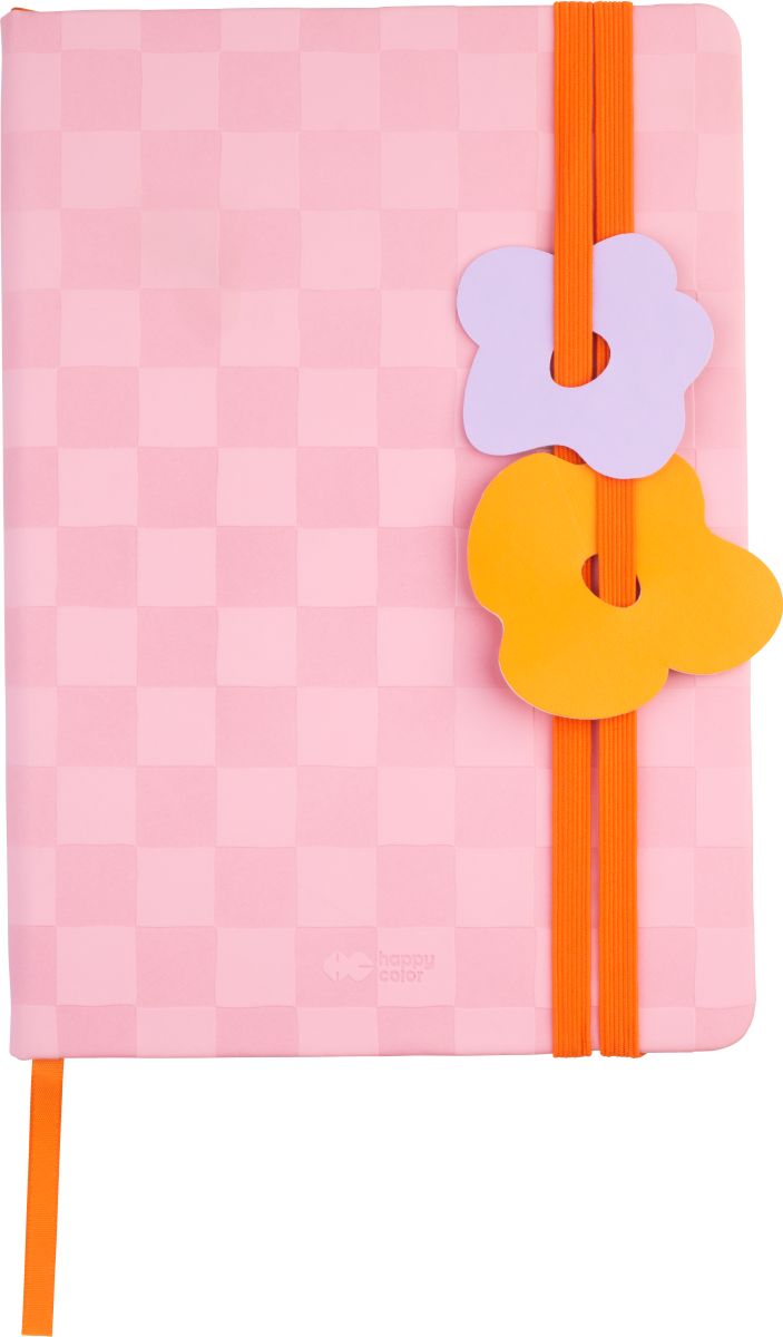 Notes s gumou BLOOM A5 80g/m2 80 listů DOTS