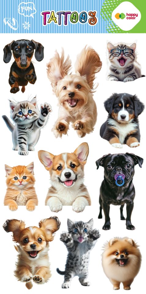 Tetování BEST FRIENDS 10x20cm