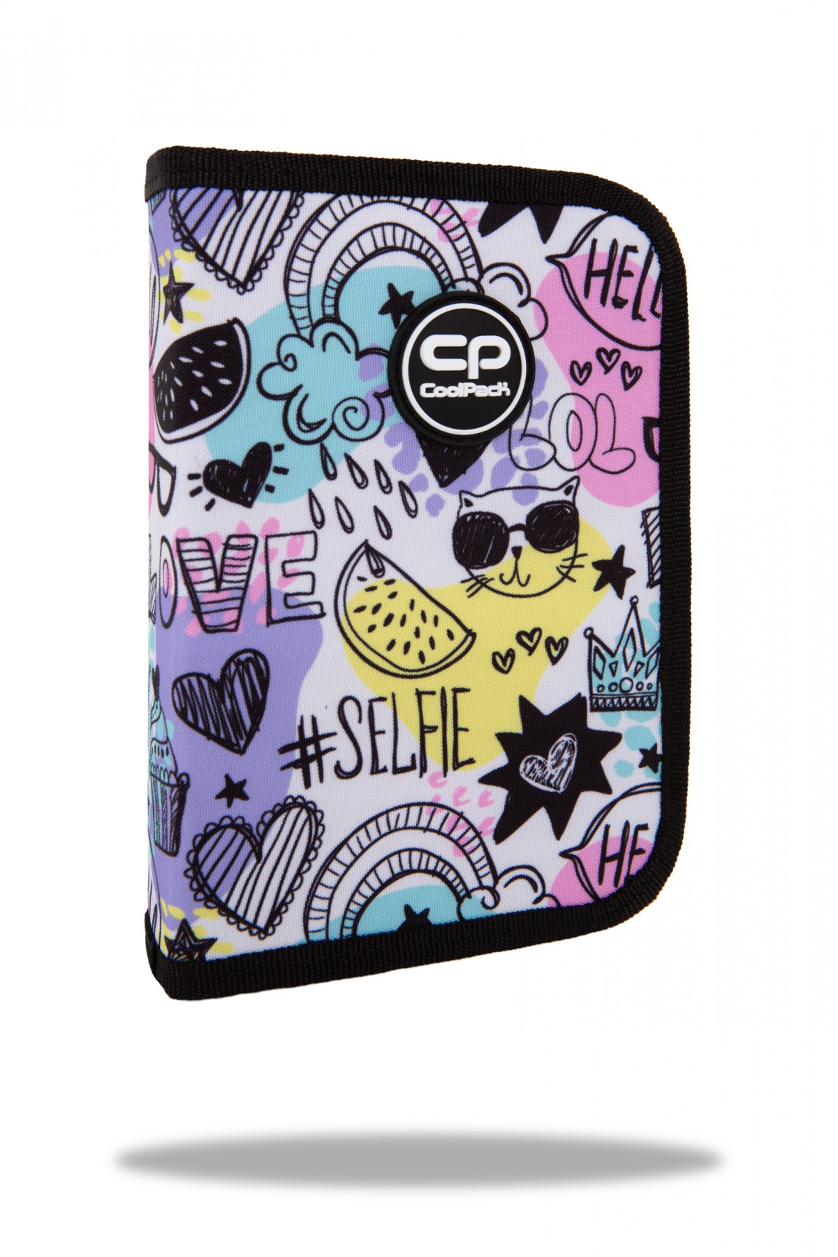 Penál 1 zip Clipper MOOD - prázdný