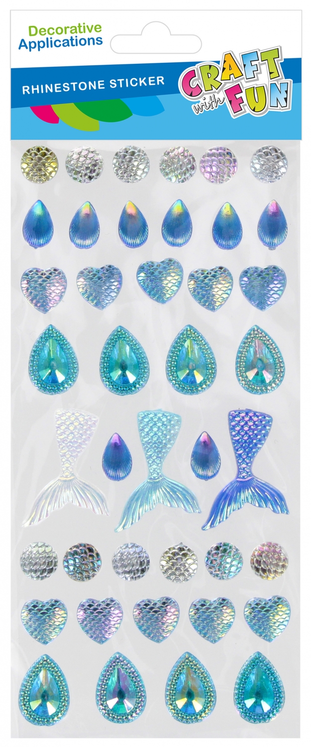 Kamínky samolepící - Mořská panna