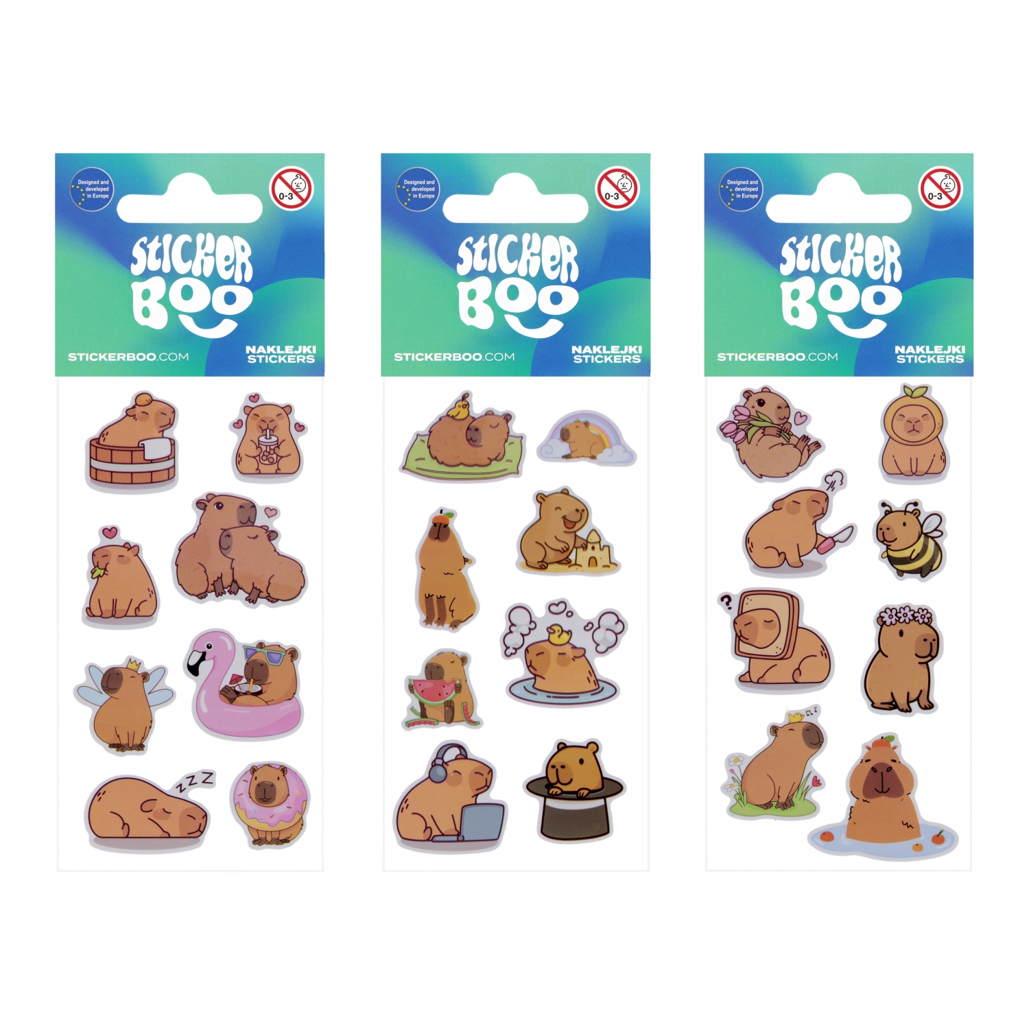 Samolepka BOO - Kapybara