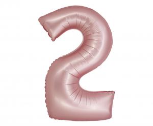 GD balónek fóliový 76cm "2" růžový