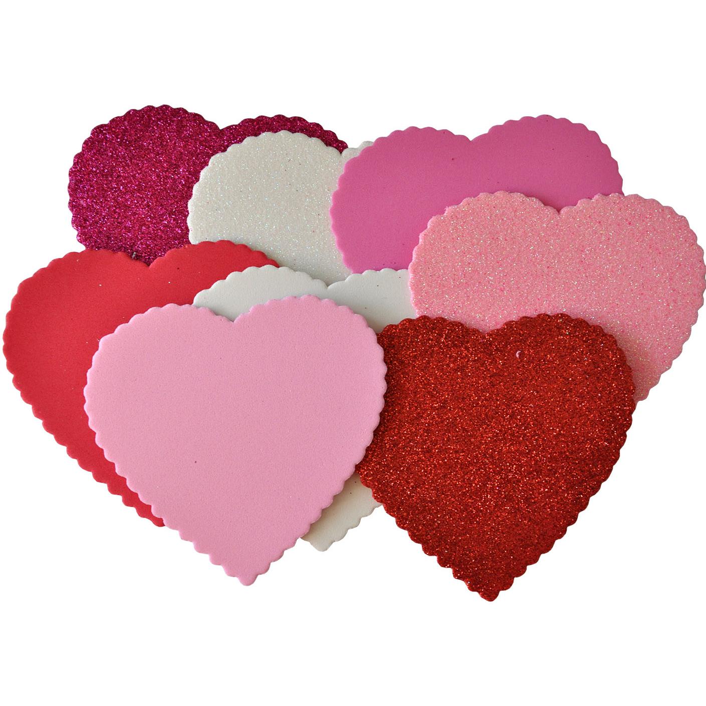 BREWIS samolepka PVW08 8ks Srdce