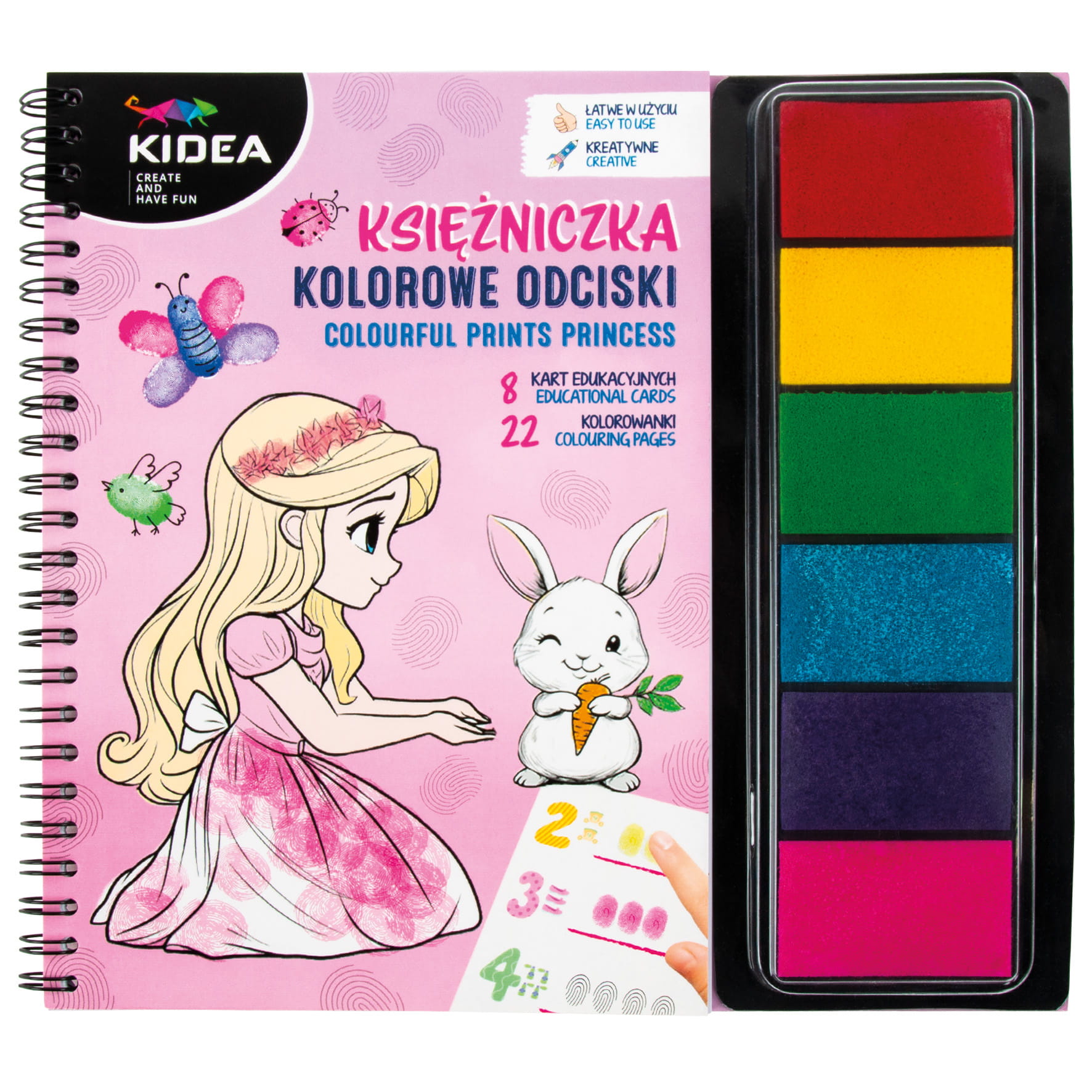 Sada kreativní Barevné Obtisky - Princezny