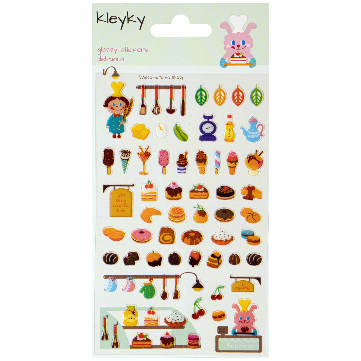 Samolepky KLEYKY "mlsání"