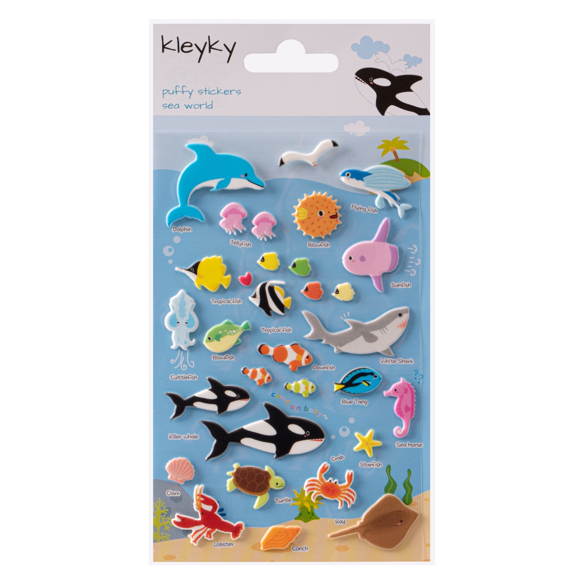 Samolepky KLEYKY "mořský svět"
