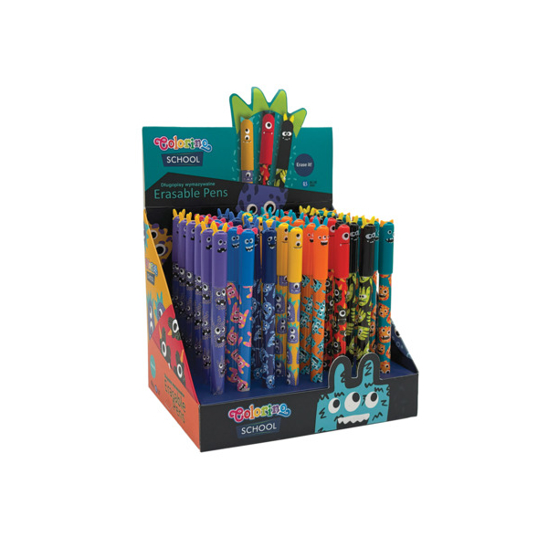 Gumovací pero Monsters