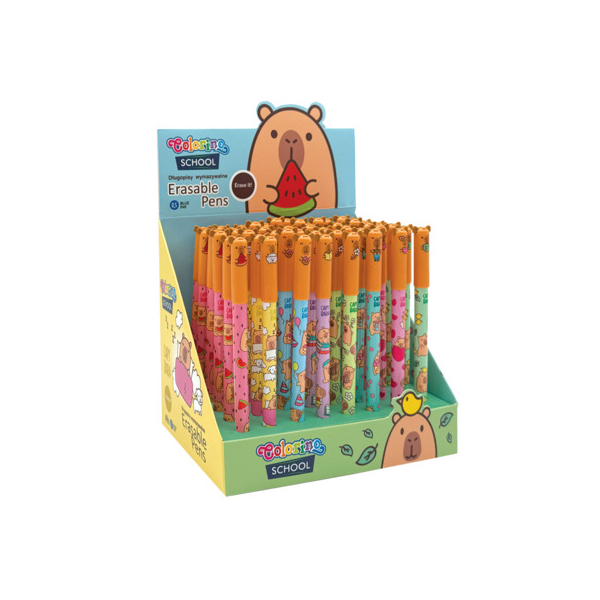 Gumovací pero Colorino Kapybara s víčkem