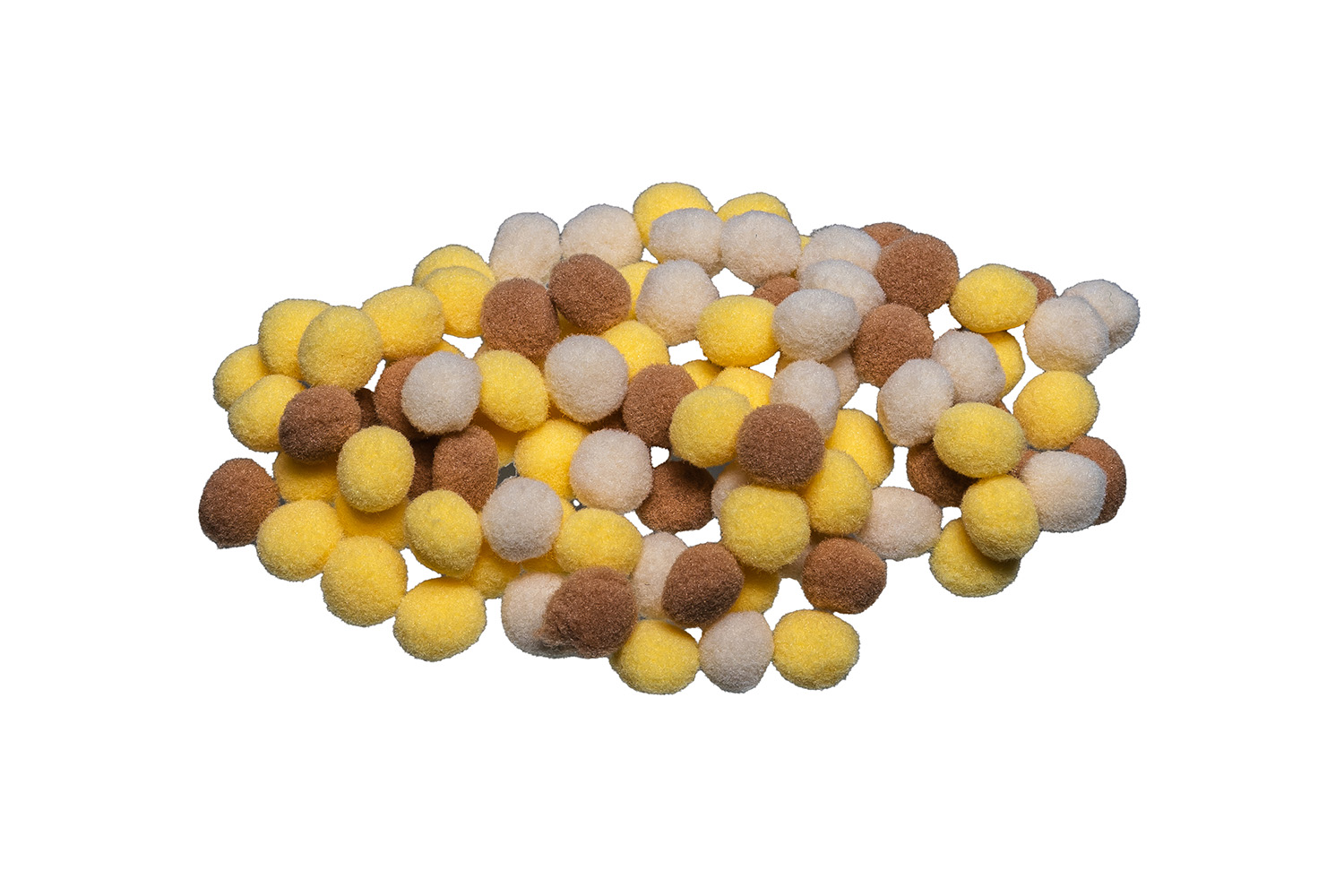 Bambule 10 mm béžový mix100 ks