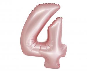 GD balónek fóliový 76cm "4" růžový