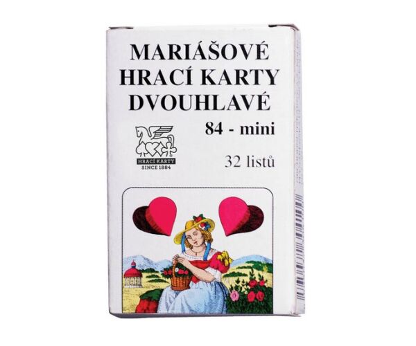 Hrací karty Mariáš dvouhlavý mini – 1648
