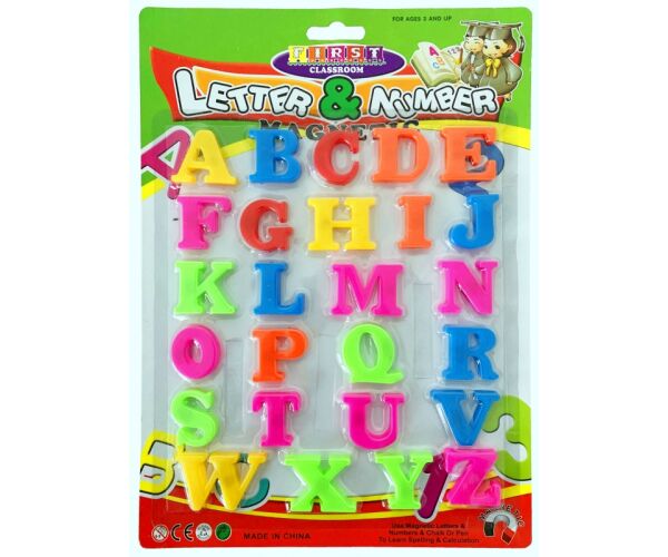 Magnetická písmena na blistru