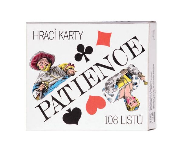 MEZUZA Karty PATIENCE 1617 papír