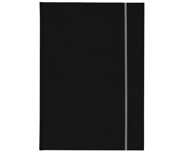 Skicák v deskách A4 s gumou černý