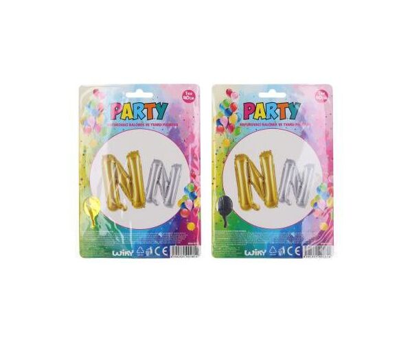 Balonky nafukovací ve tvaru písmene N