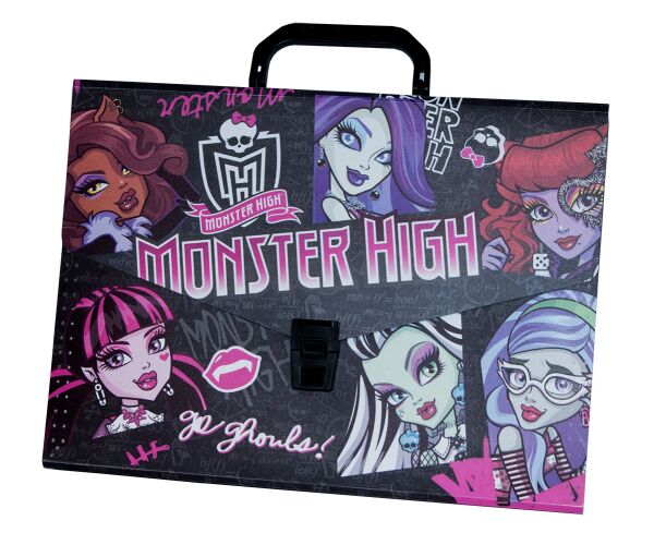 Desky s přihrádkami Monster High