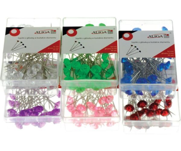 Špendlík červený 54mm Dia