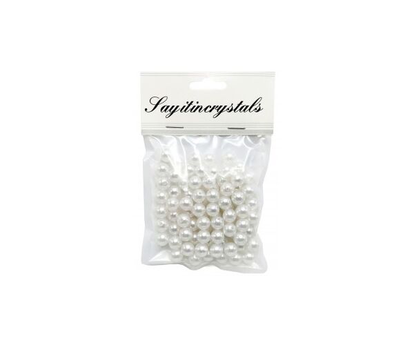 Korálky 10 mm - perličky 80 ks