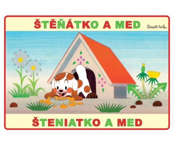 Omalovánky A5 - Štěňátko a med