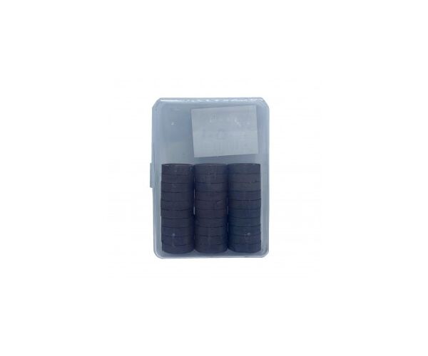 Magnety černé 20 mm 30 ks