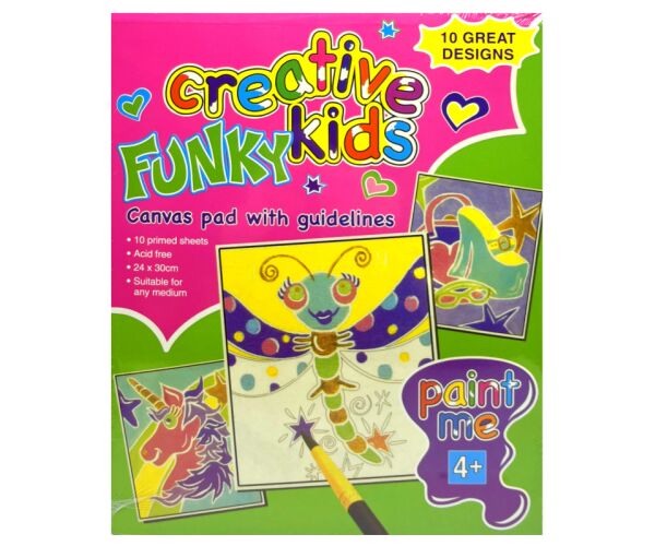 Plátno A4 10 listů s předlohou