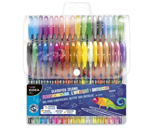 Gelové pero Kidea 36 barev