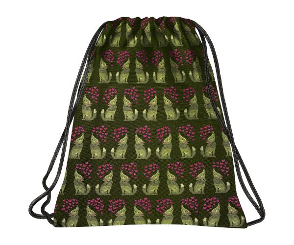 Sáček na přezůvky BackUp A 52 vlci