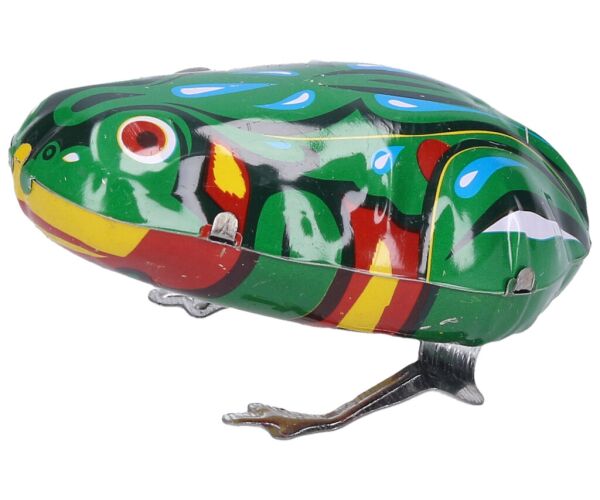 Natahovací žába kovová