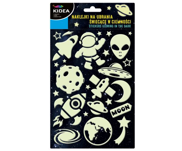 Samolepky svítící ve tmě - Vesmír