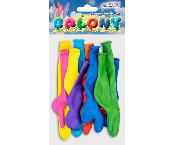Balónky nafukovací 12 ks tvary