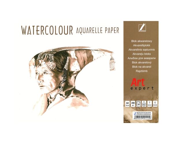 Akvarelový blok Art expert A4 250g