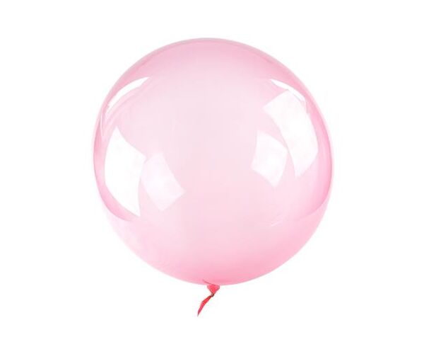 Balónek BUBBLE růžový 1 ks