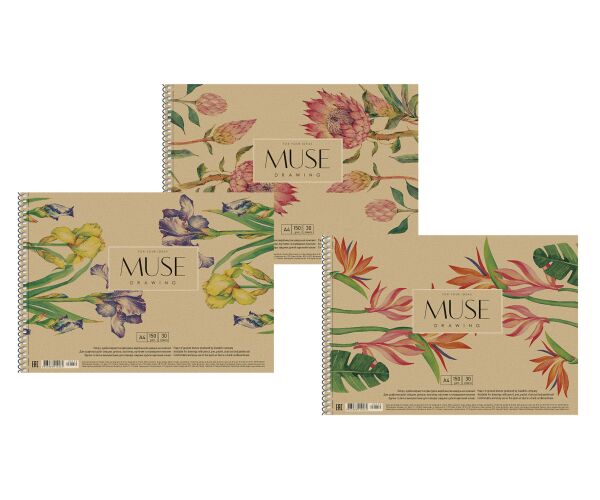 Kreslící blok Muse Flowers A4