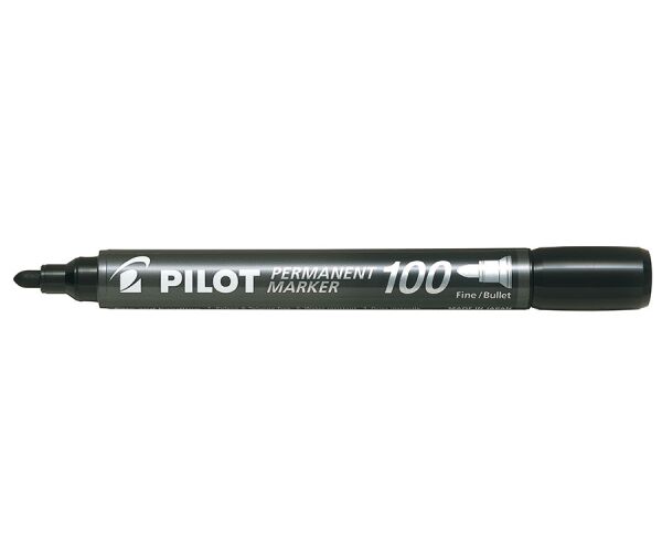 Permanentní popisovač Pilot 100 - černý