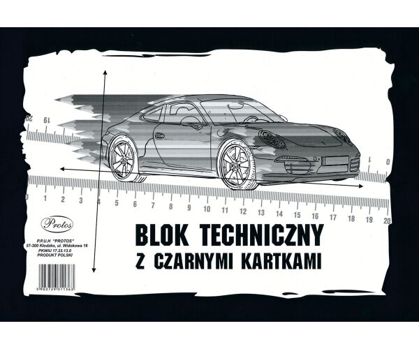 Skicák A4 8l černý