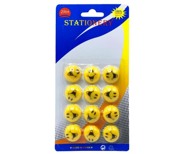 Magnety smajlík 12 ks