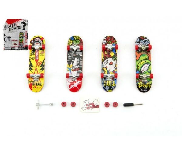 Prstový skateborad s doplňky