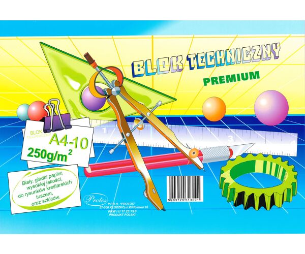 Skicák Premium A4 10l bílý 250g