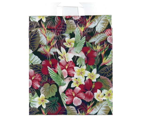 Taška PE Kolibřík s květy