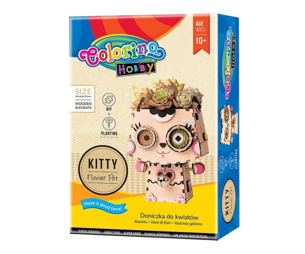 Colorino HOBBY Flower Pot Kitty
