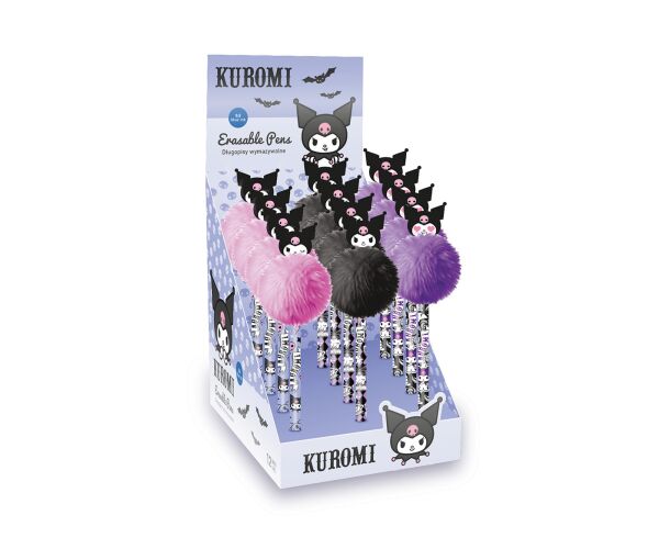 Gumovací pero Kuromi POM POM
