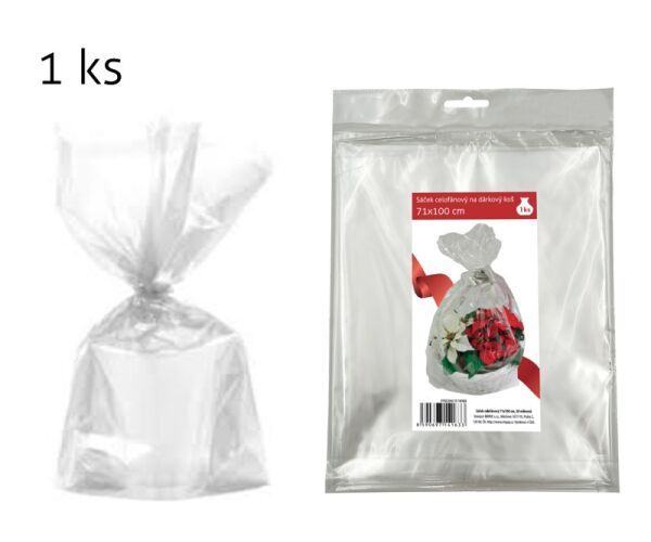 Dárkový sáček 71 x 100 cm 1 ks