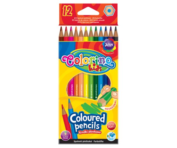 Colorino pastelky 12ks  HEX