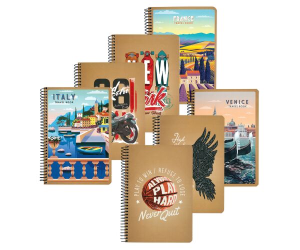 Blok se spirálou Student B6