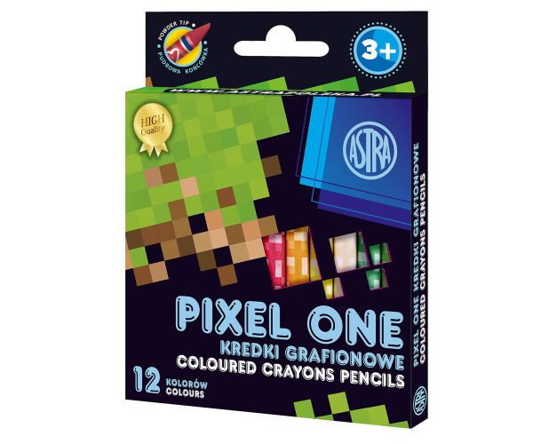 ASTRA pastelky progresso 12 barev PIXEL