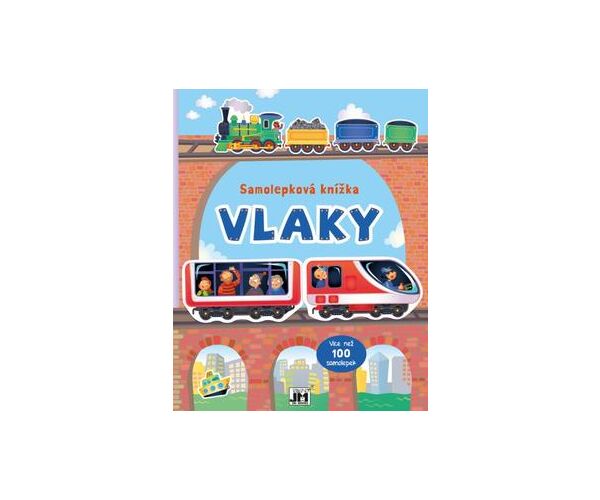 Samolepková knížka Vlaky