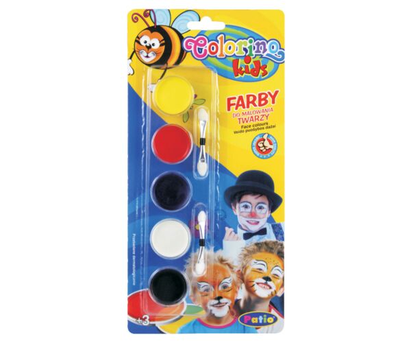 Colorino barvy na obličej 5 barev