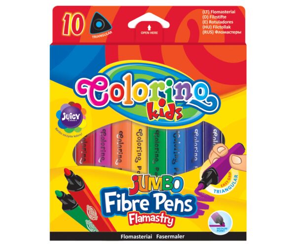 Colorino fixy Jumbo TRIO 10ks